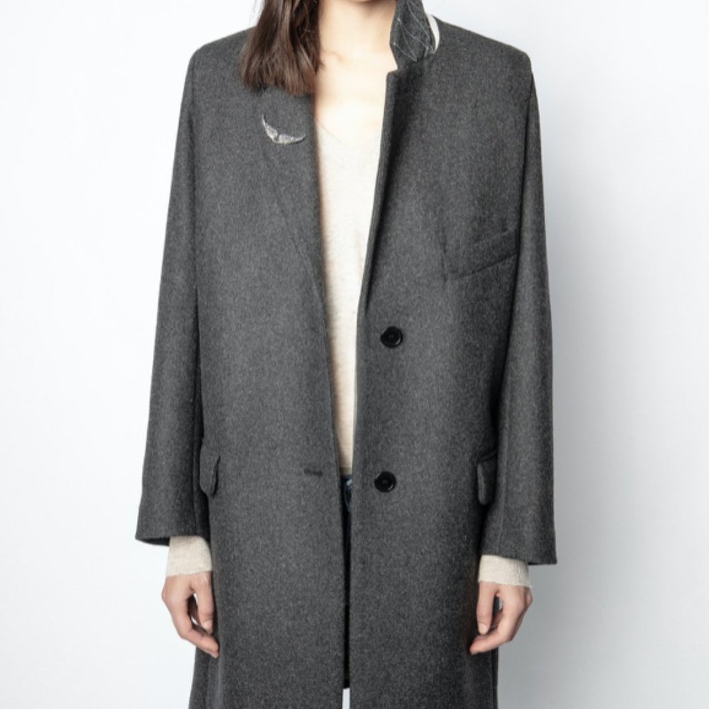 Zadig and Voltaire wool coat jacket